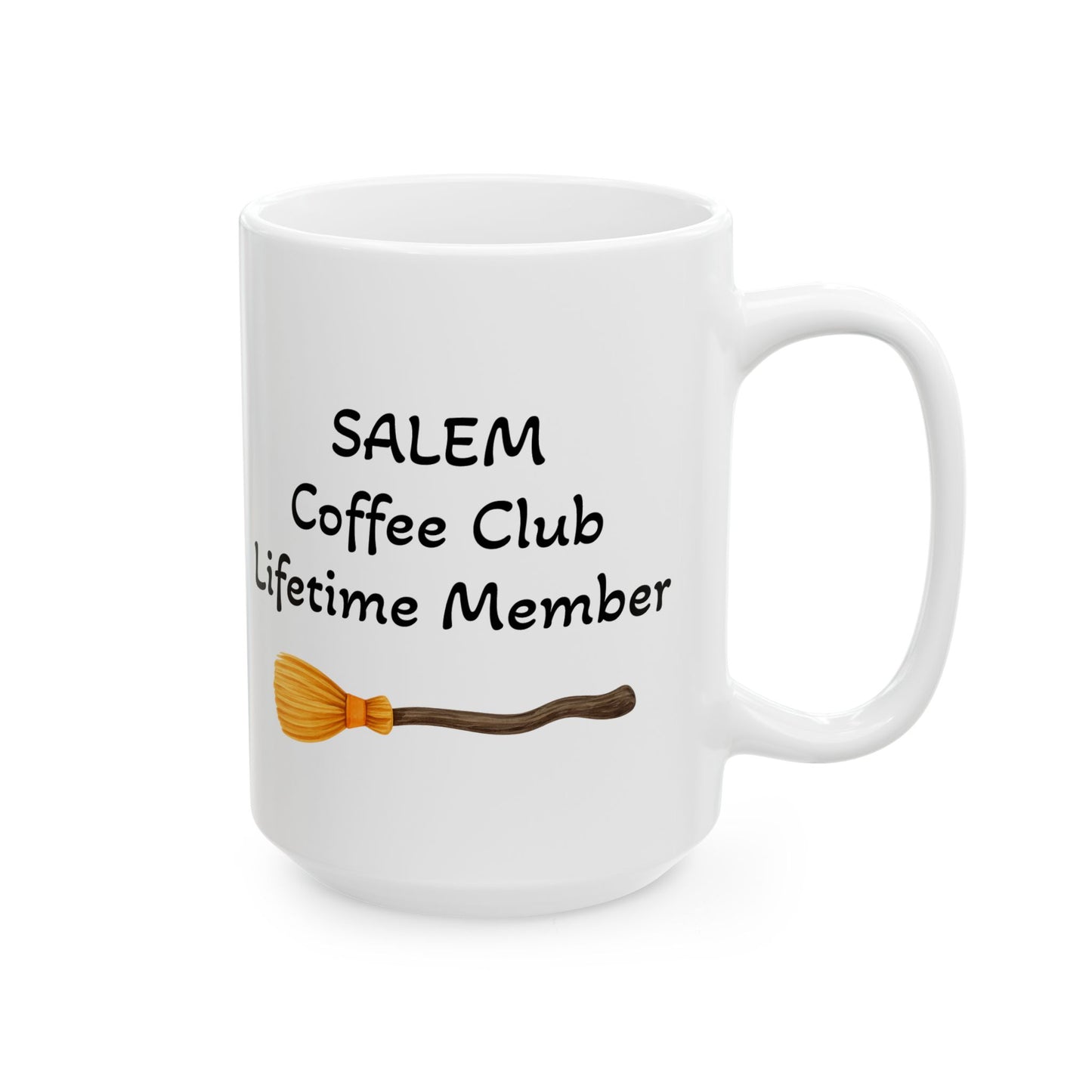 Salem Coffee Club Ceramic Mug - Perfect for Halloween, Gift for Coffee Lovers (11oz / 15oz)