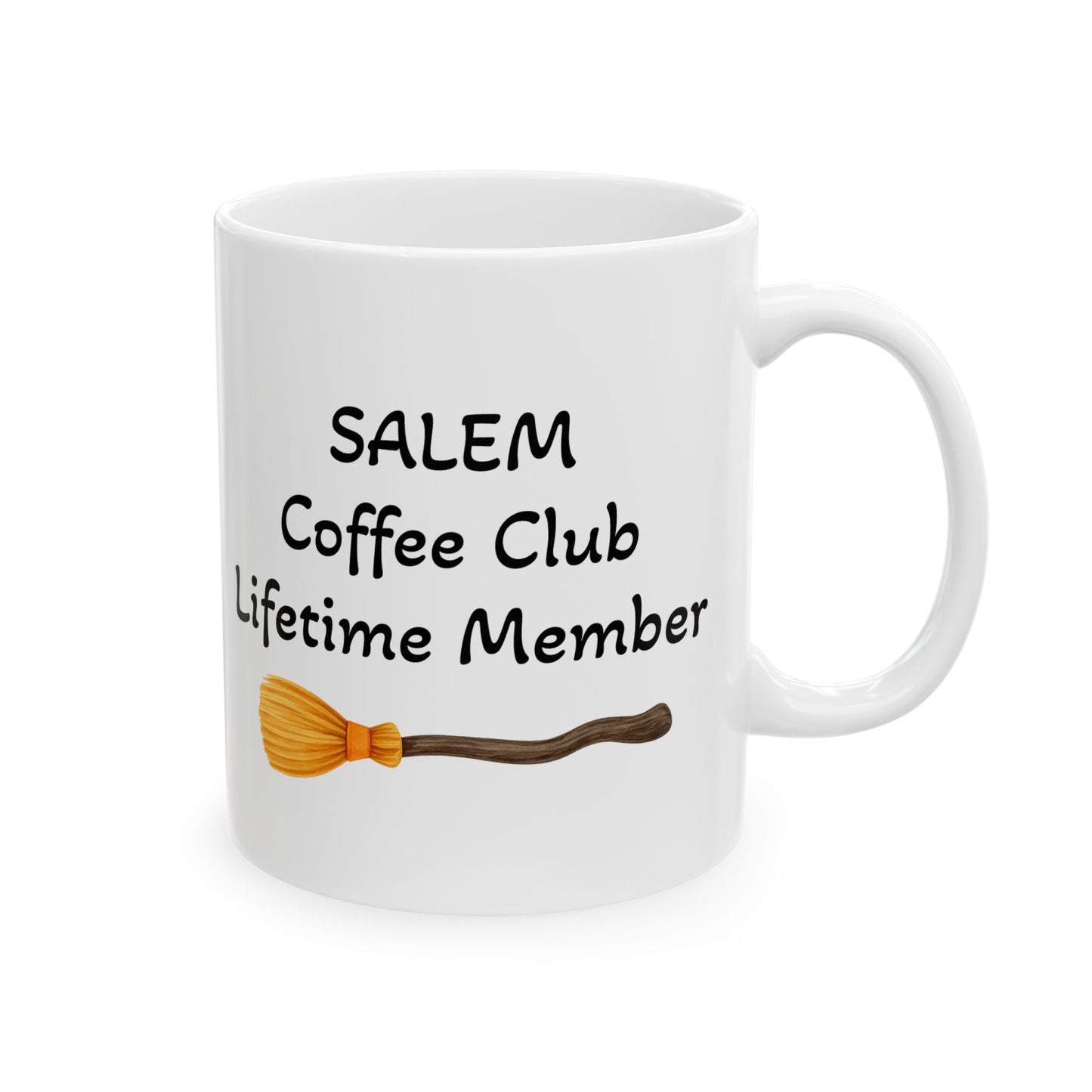 Salem Coffee Club Ceramic Mug - Perfect for Halloween, Gift for Coffee Lovers  (11oz / 15oz)