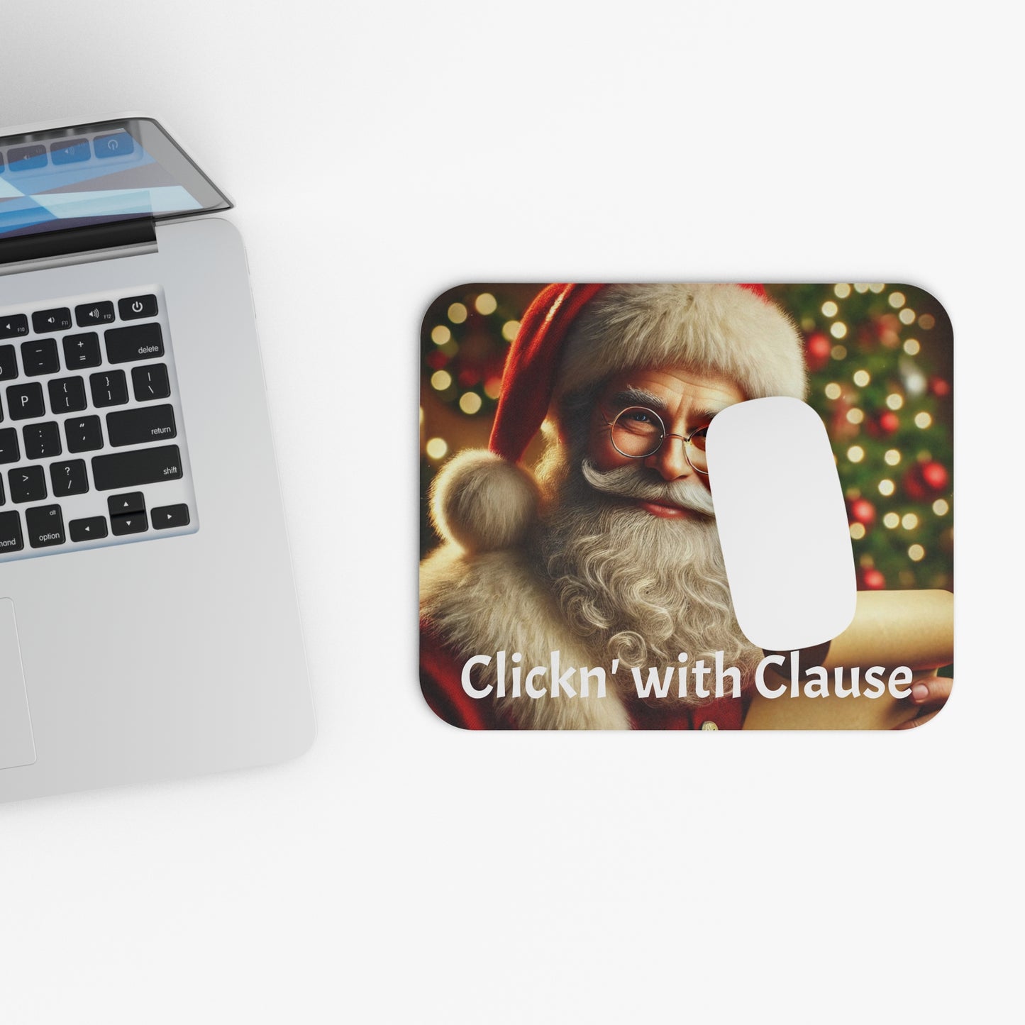 Santa Claus - Mouse Pad, Christmas Mouse Pad, Holiday Gift, Office Decor, Gamer Accessory, Personalized Mouse Pad