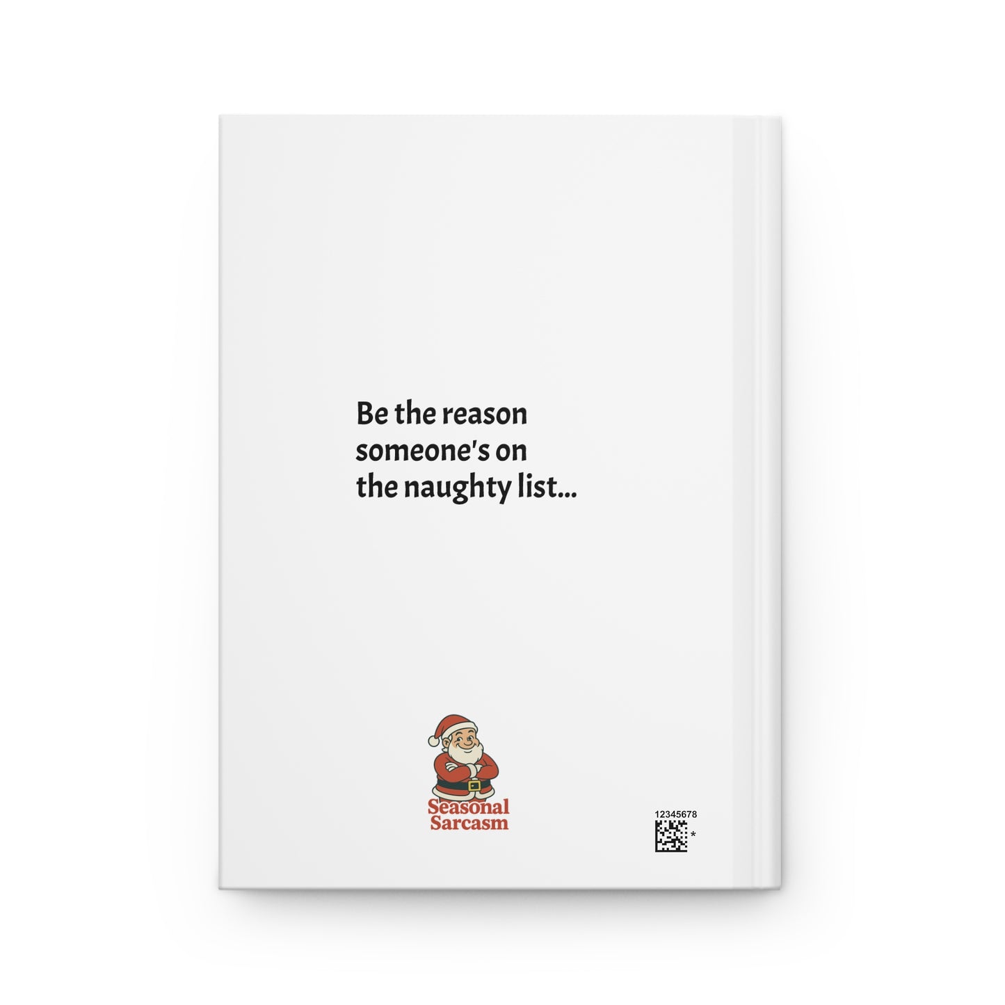 Naughty List Hardcover Journal | Christmas Gift, Holiday Planner, Festive Notes, Santa Theme, Creative Writing