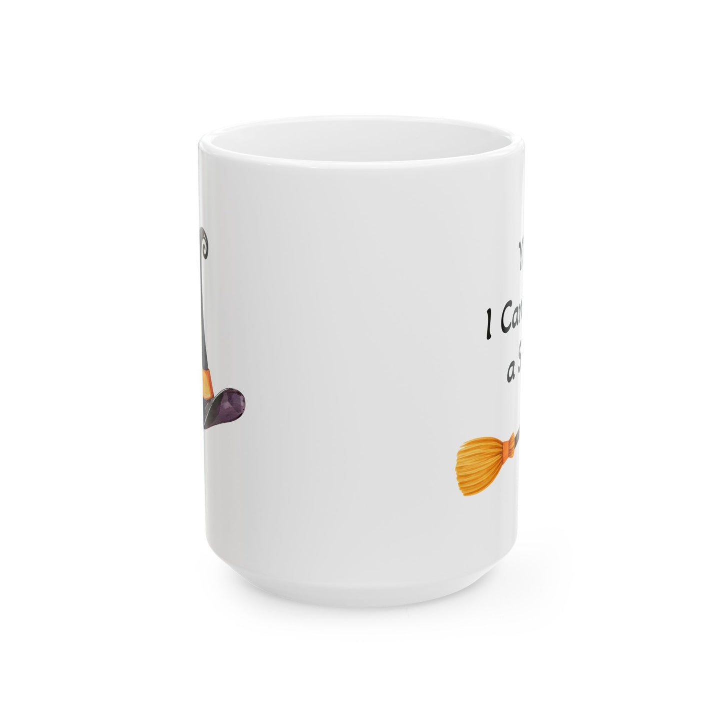 Yes I Can Drive a Stick Ceramic Mug - Perfect for Halloween, Gift for Coffee Lovers  (11oz / 15oz)