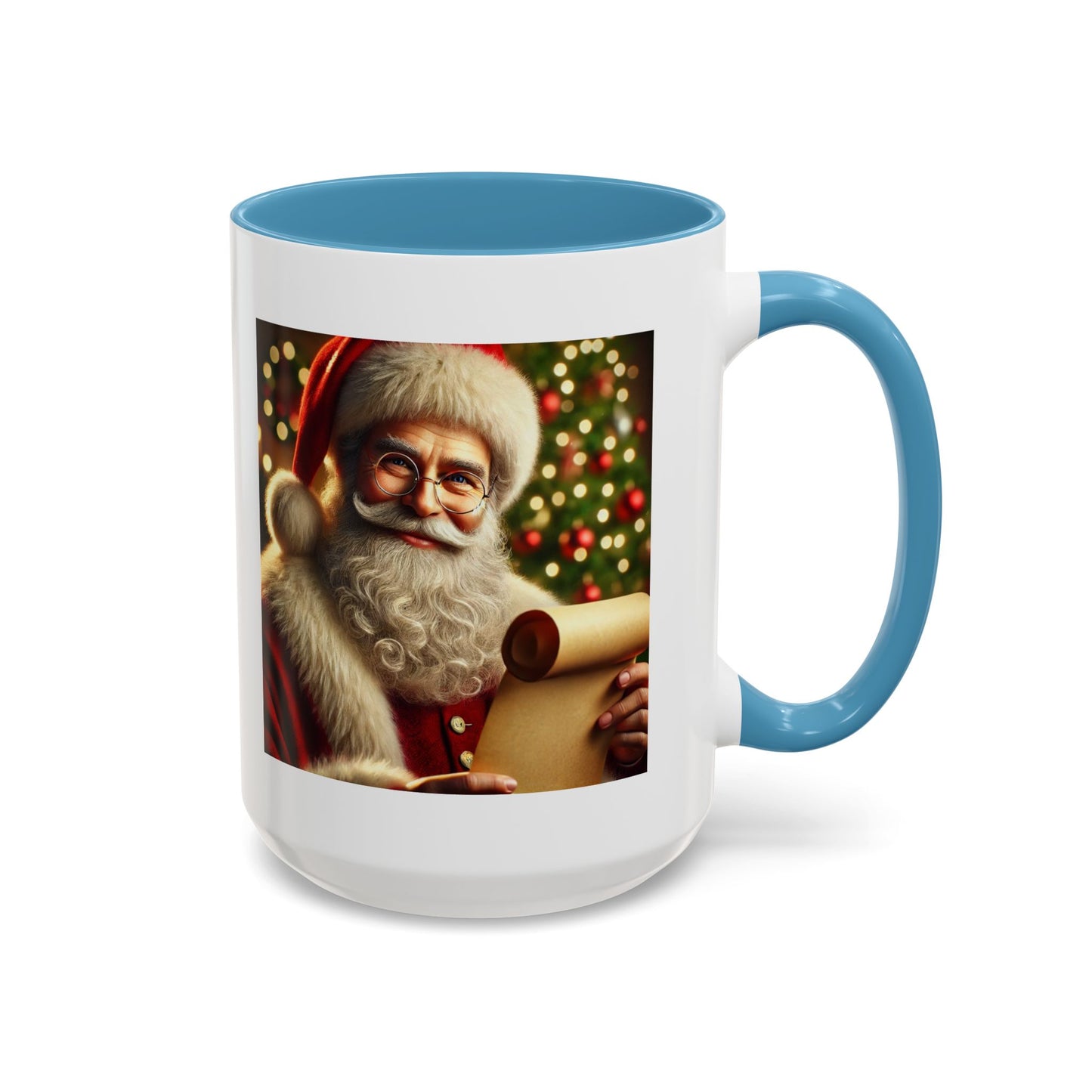 Be the reason someone’s on the naughty list -  Santa Accent Coffee Mug – Holiday Cheer Gift (11oz)