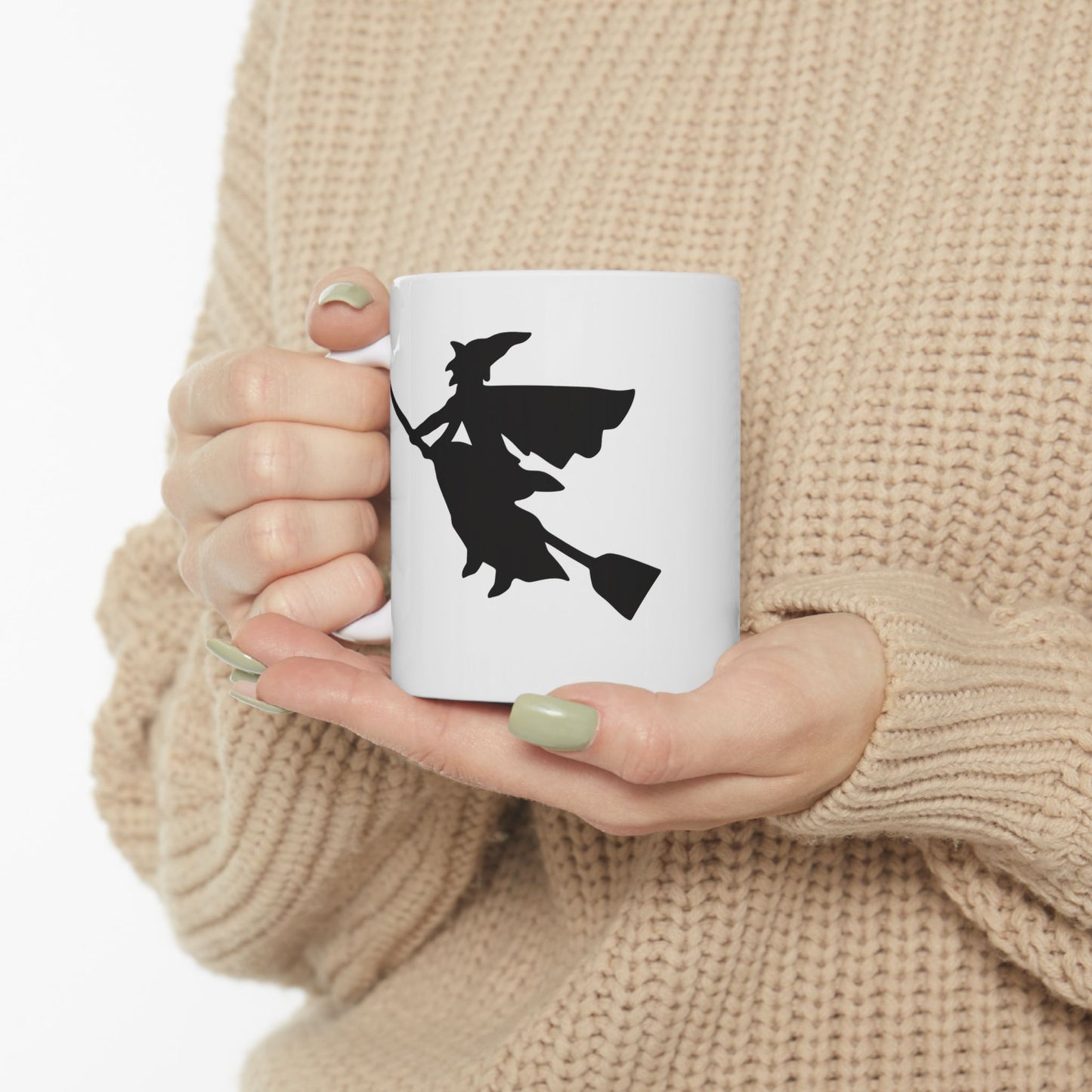 Wicked Without Coffee Ceramic Mug - Perfect for Halloween, Gift for Coffee Lovers  (11oz / 15oz)