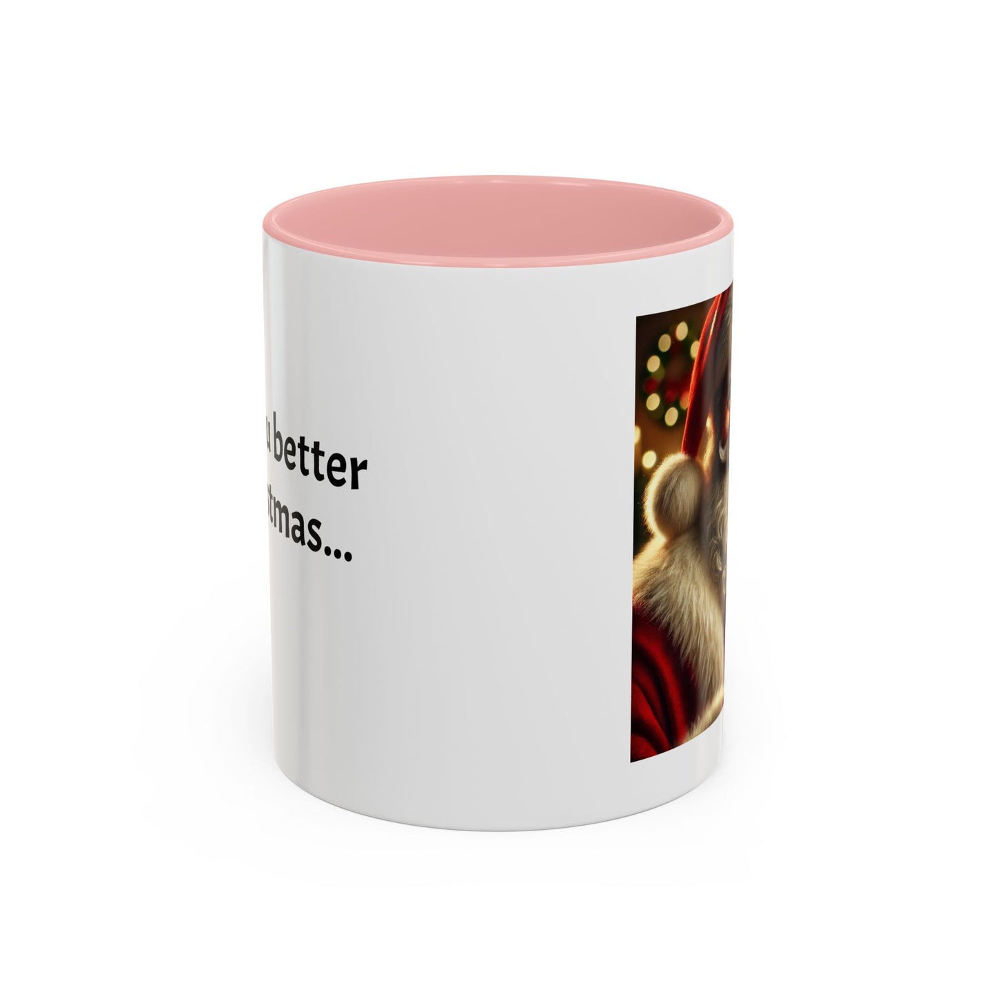 I liked you better last Christmas - Festive Holiday Drinkware, Christmas Gift, Winter Warmth, Santa Decor