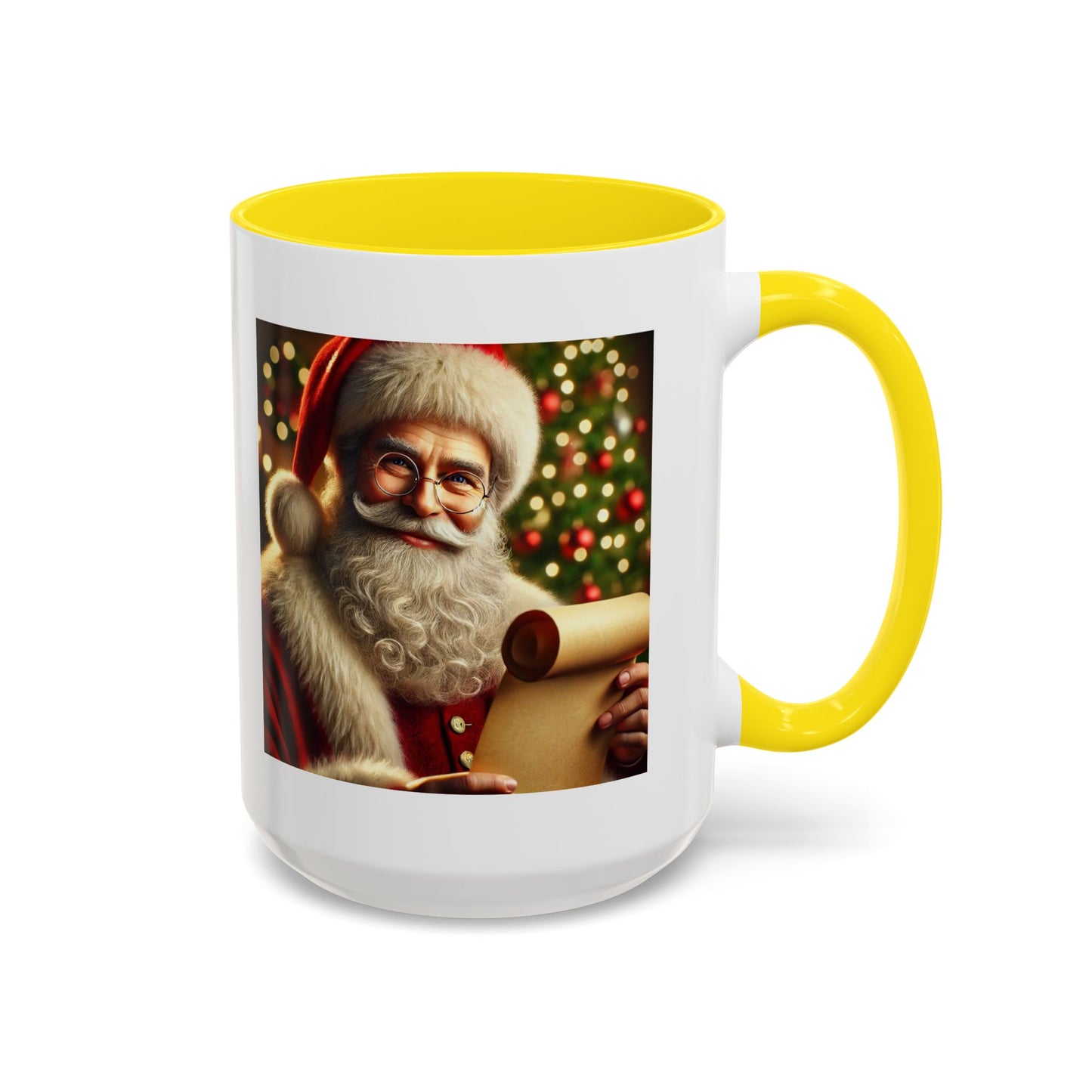 Be the reason someone’s on the naughty list -  Santa Accent Coffee Mug – Holiday Cheer Gift (11oz)