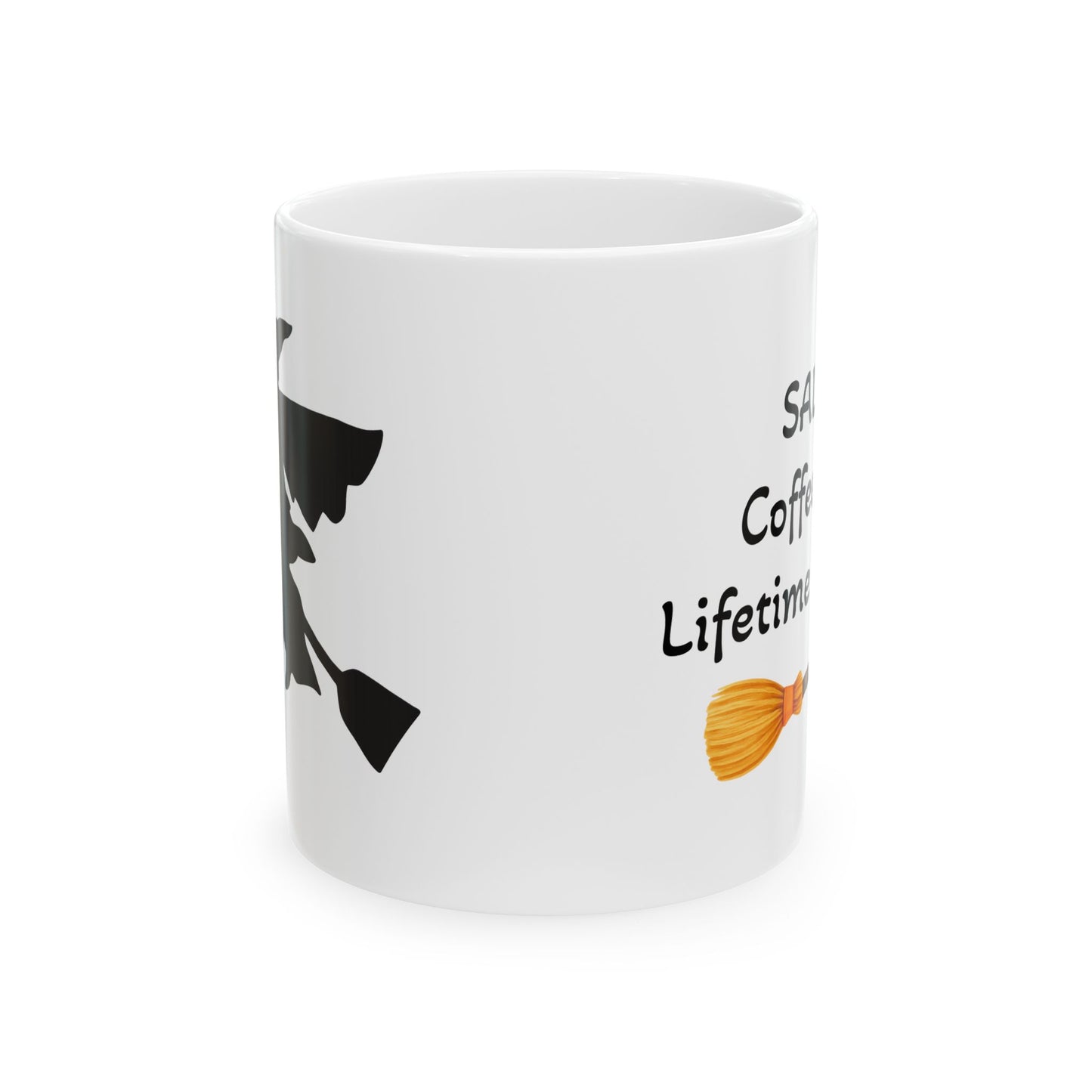 Salem Coffee Club Ceramic Mug - Perfect for Halloween, Gift for Coffee Lovers  (11oz / 15oz)