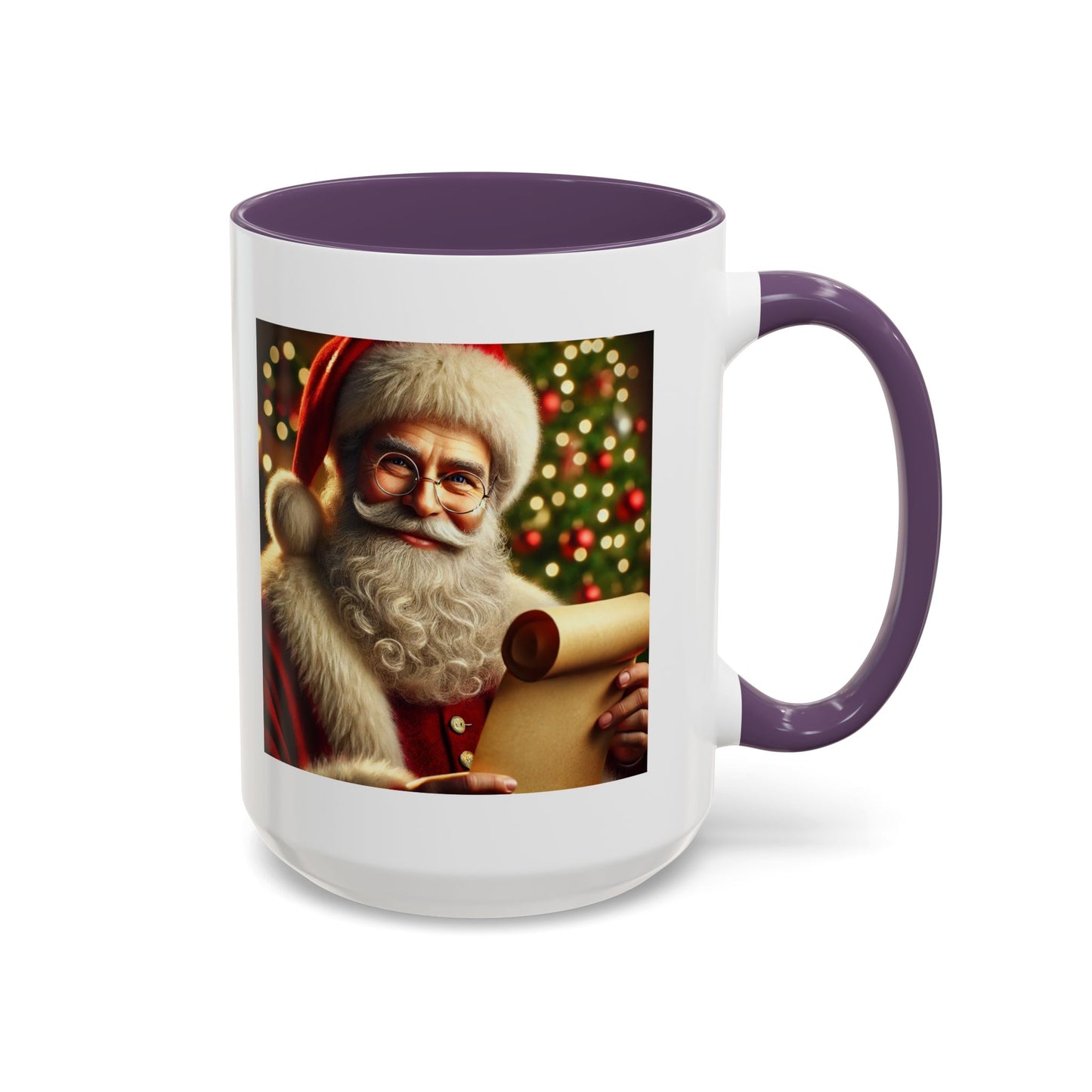 Be the reason someone’s on the naughty list -  Santa Accent Coffee Mug – Holiday Cheer Gift (11oz)