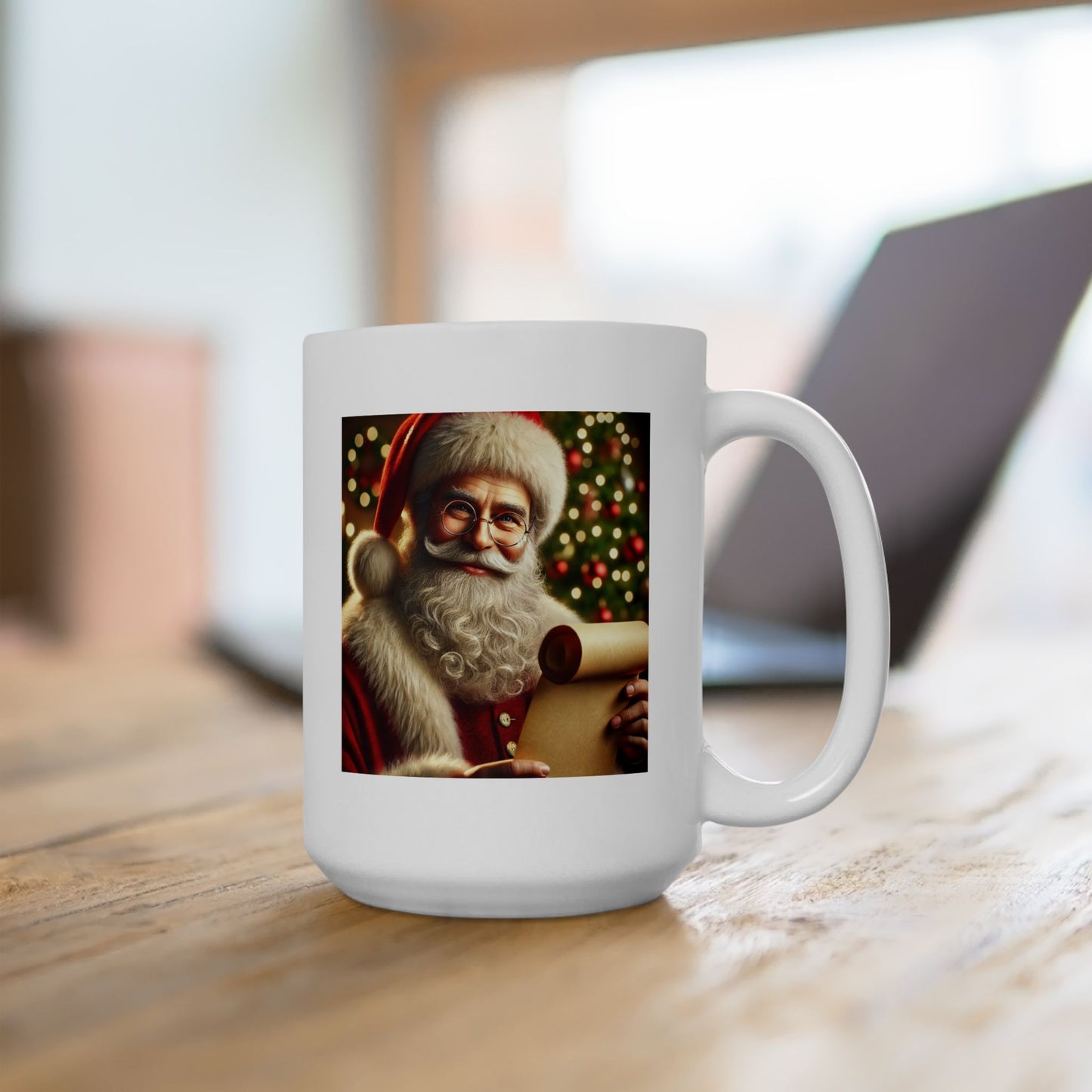 "I liked you better last Christmas" - Ceramic Santa Mug - Perfect Gift for Coffee Lovers, Santa Themed Drinkware, Holiday Cheer, 11oz, 15oz