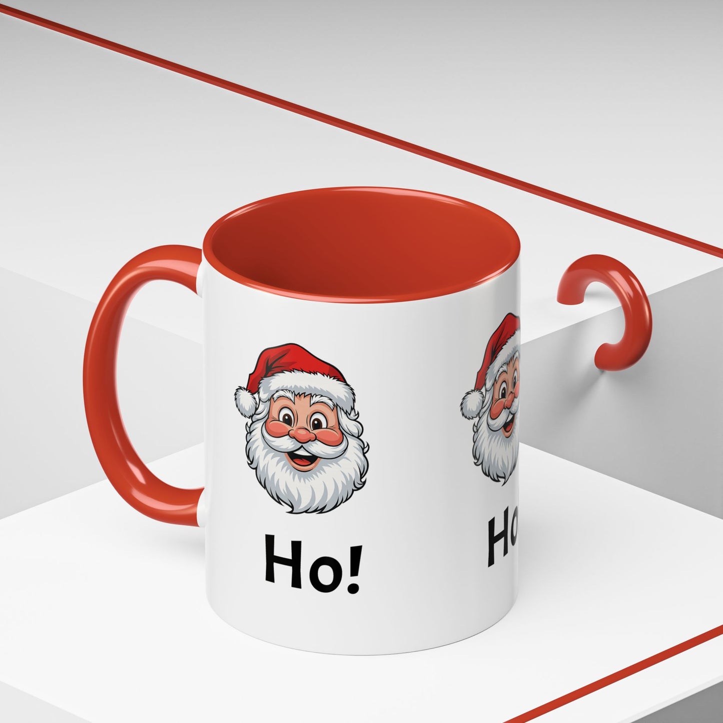 H! Ho!! Ho!!! Santa - Festive Holiday Drinkware, Christmas Gift, Winter Warmth, Santa Decor