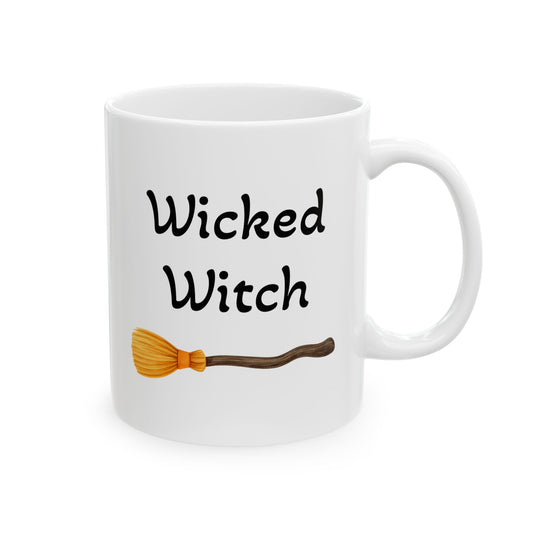 Wicked Witch Ceramic Mug - Perfect for Halloween, Gift for Coffee Lovers  (11oz / 15oz)