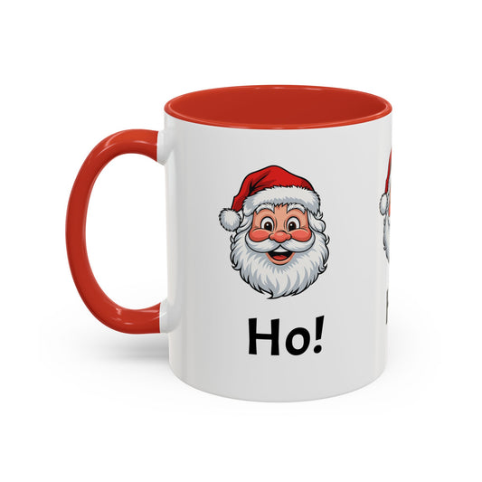 H! Ho!! Ho!!! Santa - Festive Holiday Drinkware, Christmas Gift, Winter Warmth, Santa Decor