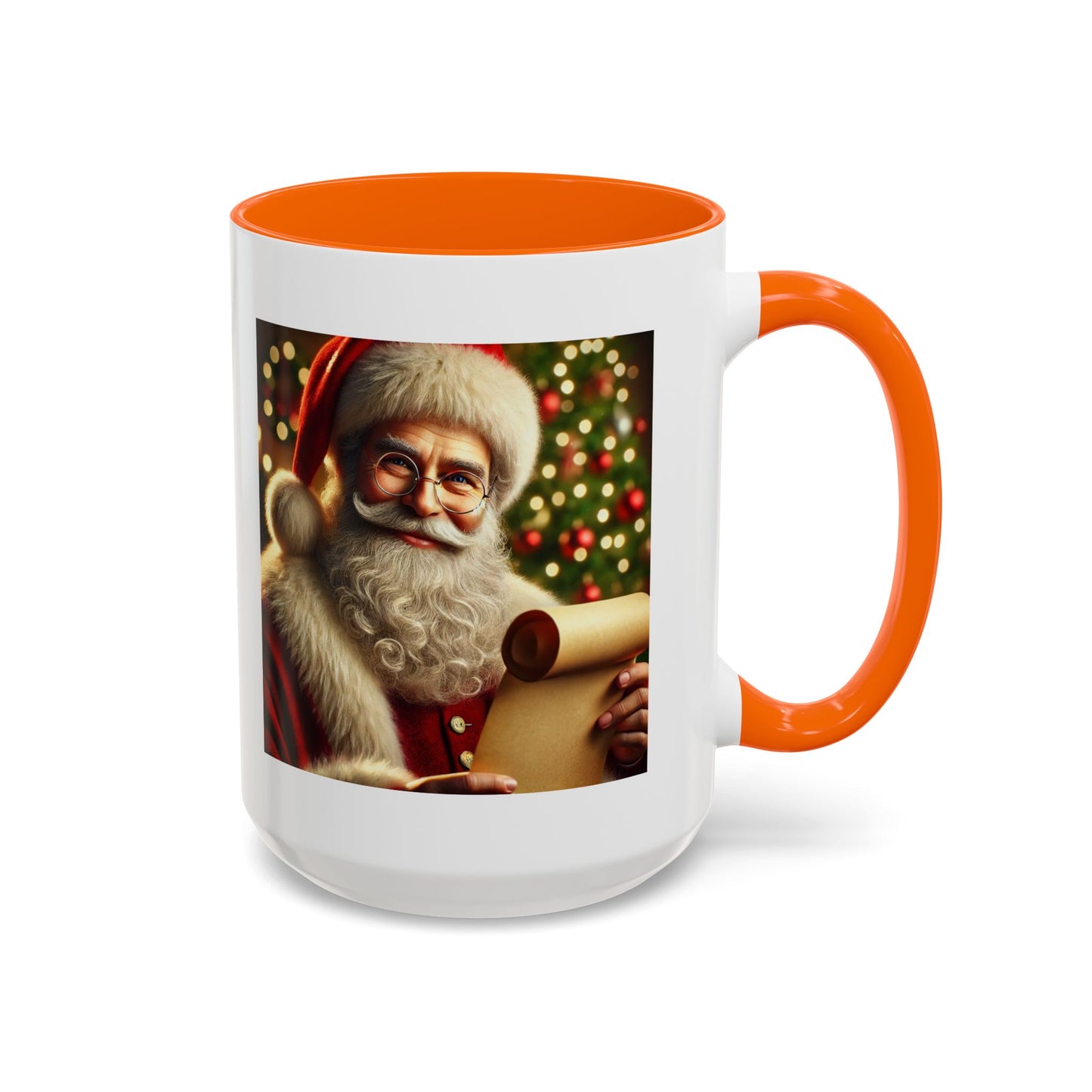 Be the reason someone’s on the naughty list -  Santa Accent Coffee Mug – Holiday Cheer Gift (11oz)
