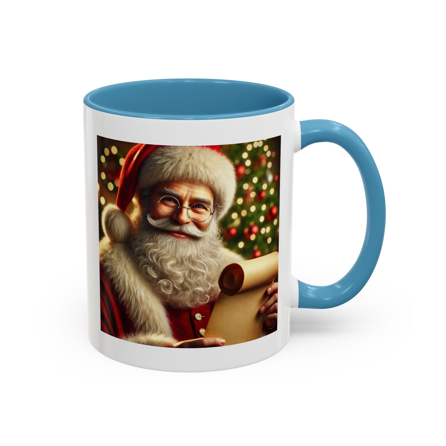 Be the reason someone’s on the naughty list -  Santa Accent Coffee Mug – Holiday Cheer Gift (11oz)