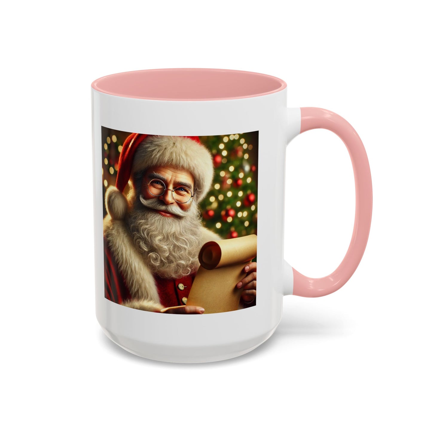 Be the reason someone’s on the naughty list -  Santa Accent Coffee Mug – Holiday Cheer Gift (11oz)