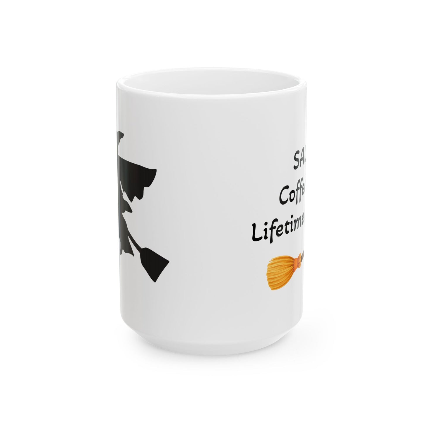 Salem Coffee Club Ceramic Mug - Perfect for Halloween, Gift for Coffee Lovers  (11oz / 15oz)