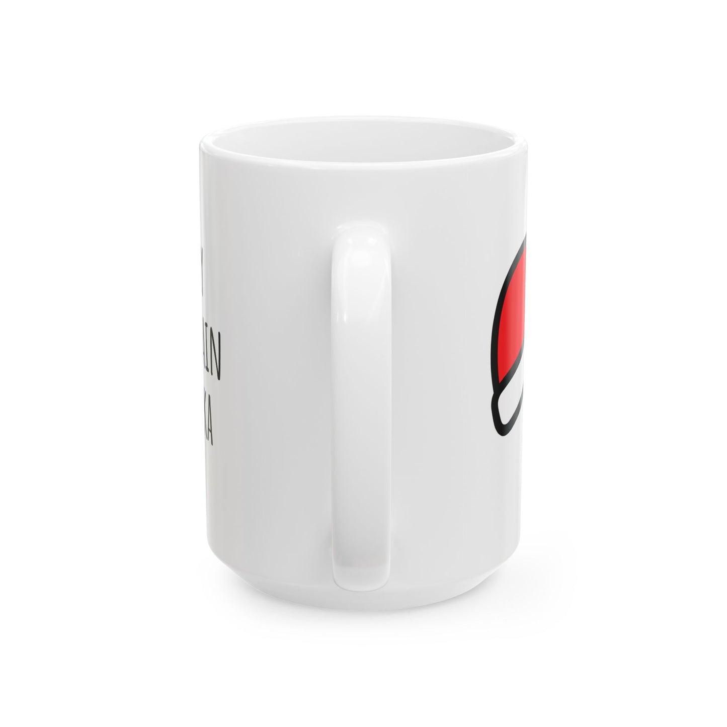 "May Contain Vodka" - Ceramic Santa Mug - Perfect Gift for Coffee Lovers, Santa Themed Drinkware, Holiday Cheer, 11oz, 15oz