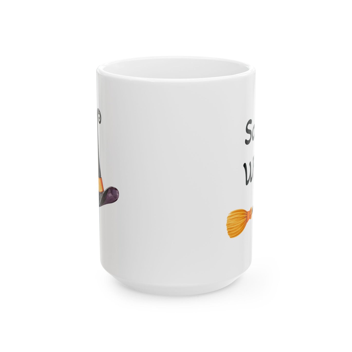 Scary Witch Ceramic Mug - Perfect for Halloween, Gift for Coffee Lovers  (11oz / 15oz)