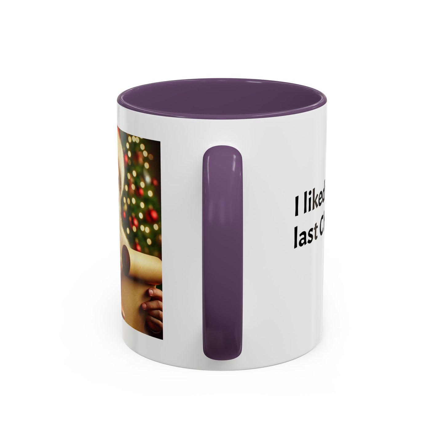 I liked you better last Christmas - Festive Holiday Drinkware, Christmas Gift, Winter Warmth, Santa Decor