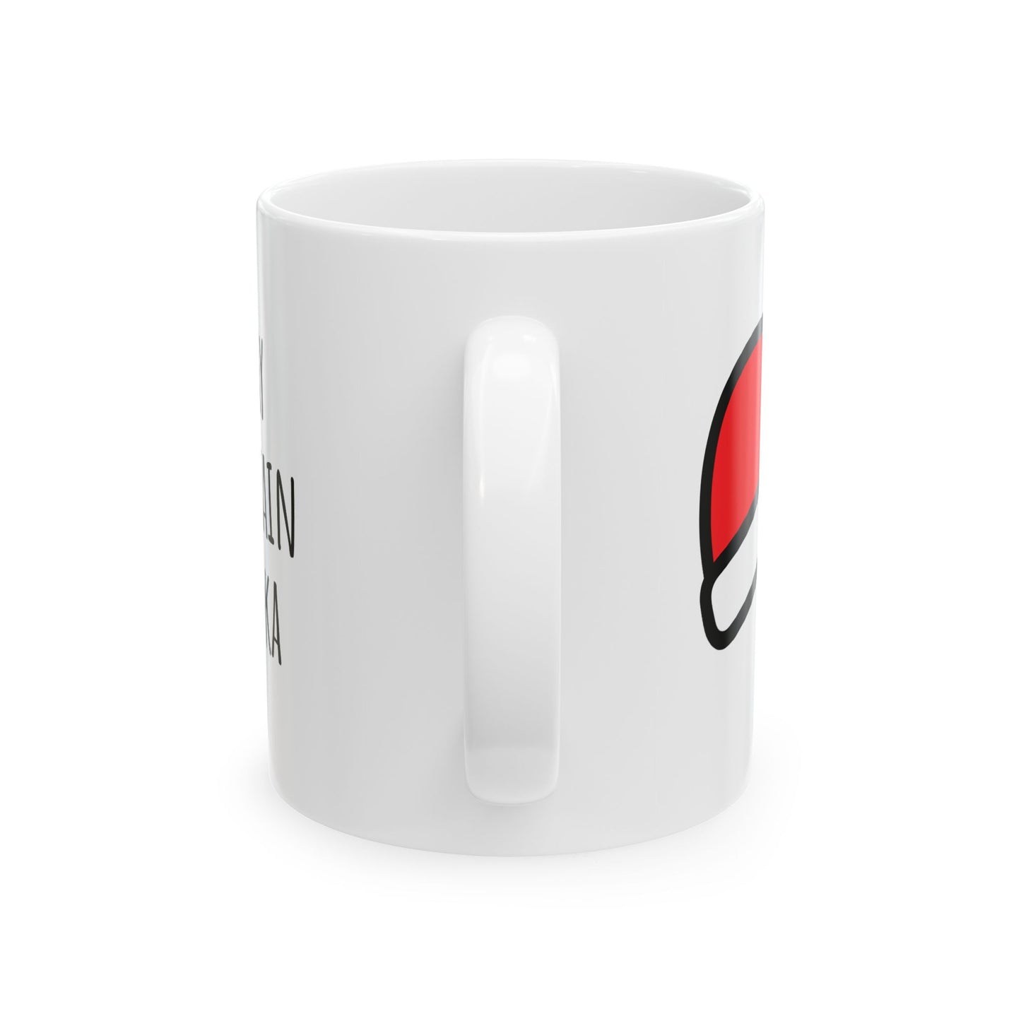 "May Contain Vodka" - Ceramic Santa Mug - Perfect Gift for Coffee Lovers, Santa Themed Drinkware, Holiday Cheer, 11oz, 15oz